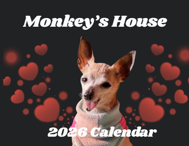Monkey's House 2026 Calendar